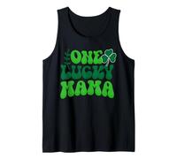 One Lucky Mama Mom St.Patricks Shamrock Women Men Irish Gift Tank Top
