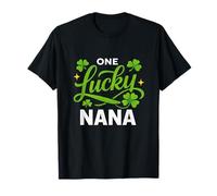One Lucky Nana Grandma Cute Adorable Clover T-Shirt