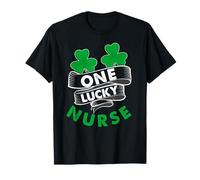 One Lucky Nurse Green Leaf Irish Vibes Positive Mood T-Shirt