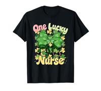 One Lucky Nurse St Patrick's Day Shamrock Irish Women T-Shirt