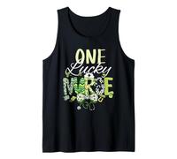 One Lucky Nurse St Patrick's Day Shamrock Irish Women Tank Top