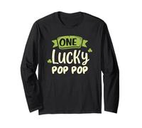 One Lucky Pop-Pop St. Patrick's Day Funny Matching Poppop Long Sleeve T-Shirt