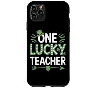 One Lucky Teacher Four Leaf Clover Irish Case for iPhone 11 Pro Max