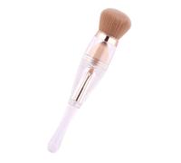 One Makeup Brush Set Portable White Acrylic Fiber | Artificial Fibre Blend, Comfortable on Skin, Smooth Application, Compact Design, Cosmetic Tool for Daily Use