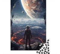 One Man Alone 1000-Piece Jigsaw Puzzle for Adults, 70x50cm/1000pcs; for Calm Concentration at Home; Clean White Cardboard for Sorting