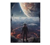 One Man Alone Wooden Jigsaw Puzzle for Adults, 500 PCS