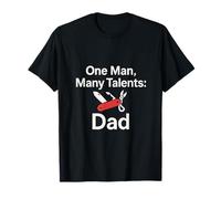 One Man Many Talents Dad Swiss Army Knife Graphic T-Shirt
