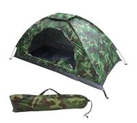 One Man Tent Waterproof ＆ Sun Resitant 1 Person Backpacking Tent Camouflage Patterns Hiking Tent Lightweight Small Tents with Storage Bag Easy Setup for Camping Hiking 1 Person Backpacking Tent