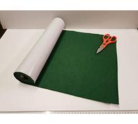 One Metre x 450mm Wide roll of Green Sticky Back SELF Adhesive Felt/Baize Supplied in A Tube, NOT Folded…