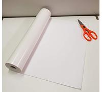 One Metre x 450mm Wide roll of White Sticky Back SELF Adhesive Felt Baize Delivered in a Tube