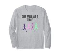 One Mile at a Time Motivation Long Sleeve T-Shirt