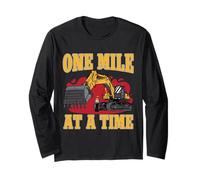 One Mile at a Time Road Builder Long Sleeve T-Shirt