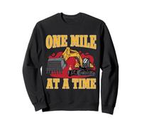 One Mile at a Time Road Builder Sweatshirt