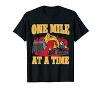 One Mile at a Time Road Builder T-Shirt