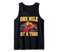 One Mile at a Time Road Builder Tank Top
