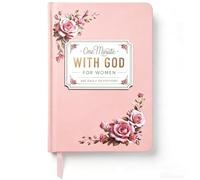 One Minute With God for Women Men : 2026 Women's Daily Devotional & Prayer Journal, Christian Devotional Book with Bible Verses & Daily Reflections, Faith-Based Guided Journal for Women