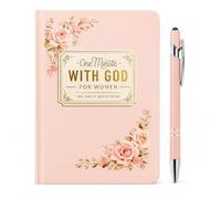 One Minute with God for Women/Men, 365 Devotions, Christian Devotional Book with Pen, 1 Minute Daily Devotional for Women, Prayer & Bible Reflection Book, Christian Gifts for Womens（Updated Version)