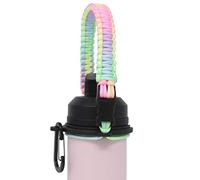 One MissionX Paracord Handle Compatible with Yeti Rambler 36oz 26oz 18oz 12oz 46oz Water Bottles, Durable Carrier Strap - Holder(Colorful)