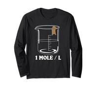 One Mole Per Liter Chemistry Biochemist Long Sleeve T-Shirt
