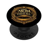 One Mom To Rule Them All Funny Mother's Day Joke Mama Mum PopSockets Adhesive PopGrip