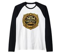 One Mom to Rule Them All Funny Mother's Day Joke Mama Mum Raglan Baseball Tee