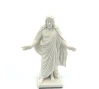 One Moment In Time 3 Inches Christus White Cultured Marble Jesus Christ Statue Handmade Mormon LDS CTR
