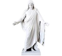 One Moment In Time S4a 6" Christus Statue White Cultured Marble Handmade Mormon LDS CTR