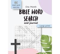 One Month Bible Word Search Journal