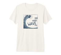 One More Big Wave THO! Funny Japanese Wave Surfer Vibes Premium T-Shirt