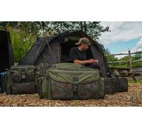 One More Cast Heist XL Carryall - 70L Splash Camo Fishing Luggage with Hard Top Lid - Premium Carp Fishing Bag with Multiple Pockets, Padded Shoulder Strap & Easy-Clean Fabric - 68x46x32cm