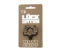 One More Cast Lock Gate Butt Grips - Spring-Loaded 270° Rotating Rod Holder | Secure, Smooth-Release Fishing Backrest (1 Per Pack)