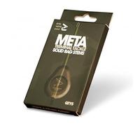One More Cast META Solid PVA Bag Stems (5 Pack) - Fast Solid Bag Setup with Fluorocarbon Loop & QC Swivel - Quick Rig Changes, Neat Anti-Tangle Carp Fishing Terminal Tackle (Green)
