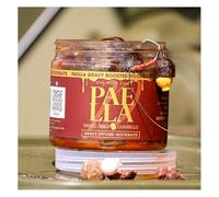 One More Cast Paella Gravy Infused Hookbaits - Super Boosted Savoury Carp Fishing Bait - Mixed Sizes 12x16mm & 14x18mm - 200ml Tub