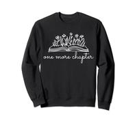 One More Chapter Bookish Cute Librarian Nerd Reading Sweatshirt