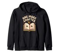 One More Chapter Bookworm Reading Zip Hoodie