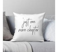 One More Chapter Bookworm Struggles Pillowcase Polyester Linen Velvet Creative Decorative Sofa Seater Cushion Cover Wholesale