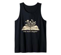 One More Chapter Classic Vintage Books Lover Funny Bookworm Tank Top