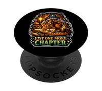 One More Chapter Dragon Cozy Fantasy Setting PopSockets Adhesive PopGrip