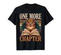 One More Chapter Owl Book Lover Reading Value Graphic T-Shirt