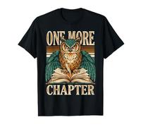 One More Chapter Owl Book Lover Reading Value Graphic T-Shirt