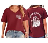 One More Chapter Shirt, One More Chapter T-Shirt, Book Lover Shirt, Book Shirts V Neck for Women Man