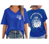 One More Chapter Shirt, One More Chapter T-Shirt, Book Lover Shirt, Book Shirts V Neck for Women Man