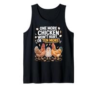 One More Chicken Funny Chicken Farmer Quote Tank Top
