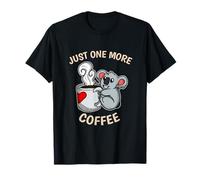 One More Coffee Cute Heart Coffee Cup Koala T-Shirt