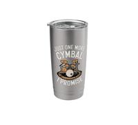 One More Cymbal Drum Drumming Music Instrument Drummer Stainless Steel Insulated Tumbler