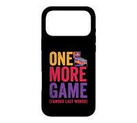 One More Game Famous Last Words Funny Pinball Player Case for iPhone 17 Pro Max