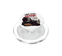 One More Game Sleep Tomorrow Skeleton Gamer Funny Gaming PopSockets PopGrip for MagSafe