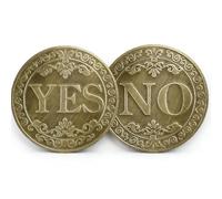 One More Game vs Go to Sleep Decision Maker Coin Flip Coin for Gamers Funny Gaming Accessory Gift for Him Boyfriend Husband Valentines (Yes)