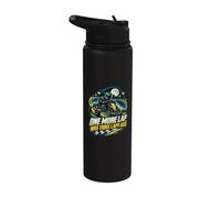 One More Lap was Three Laps Ago Go Kart Racer Stainless Steel Insulated Water Bottle