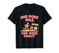 One More Mile One More Donut Marathon Humor T-Shirt